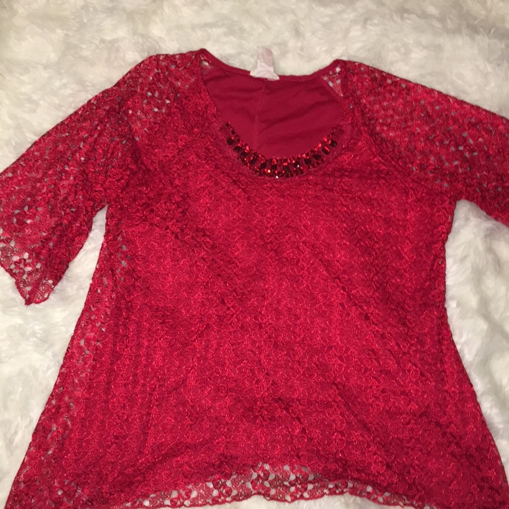 Red Dressy Shirt